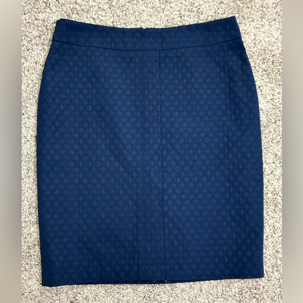 NWT Talbots Womens Size 12 Navy Blue Pencil Skirt